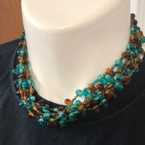 Necklace and earrings